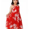 2-A–Symmetric-Floral-Dress-Red