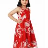 3-A–Symmetric-Floral-Dress-Red